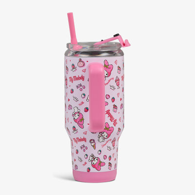 Profile View | My Melody™ 32 Oz Travel Mug::::Side handle