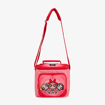 1 X Disney Minnie Mouse Lunch Box Bag with Shoulder Strap and Water Bottle