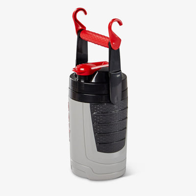 Igloo 1/2- Gallon Sport Beverage Jug with Hooks - Gray