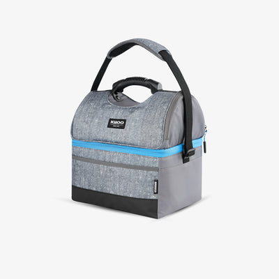 Igloo Fully Insulated Cooler Bag Holds up to 16 Cans Gray and Blue New W/  Tags