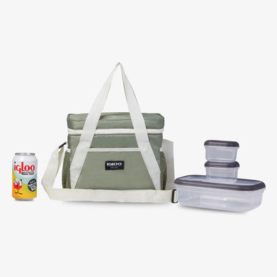 Clear Lunch Bag Lunch Box with Adjustable Strap and Front Storage  Compartment, Medium